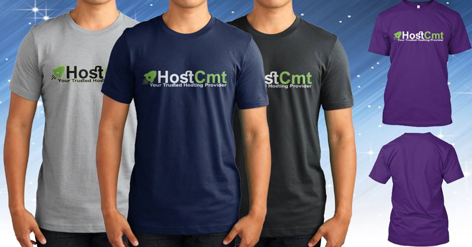 Free " Hostcmt" official t-shirts